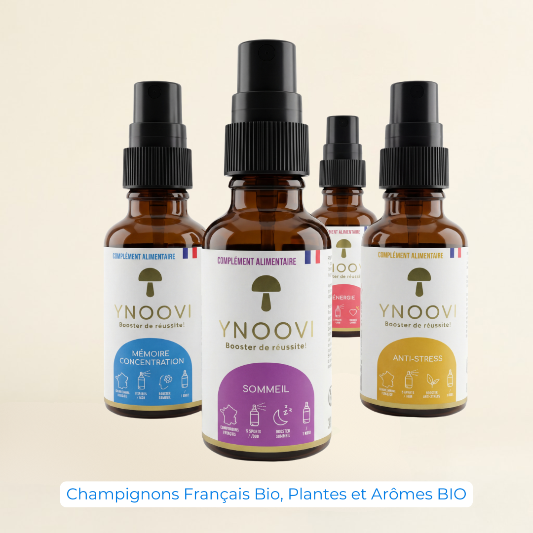 Pack Optimum — Sprays, Mémoire Concentration, Énergie, Antistress, Sommeil