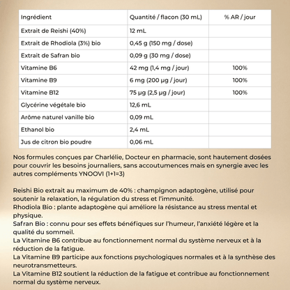 Spray Sérénité & Équilibre — Champignons Adaptogènes BIO | YNOOVI
