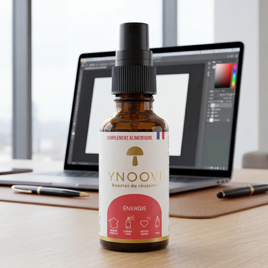 Spray Énergie & Vitalité : Reishi & Maïtaké | Champignons Français & BIO