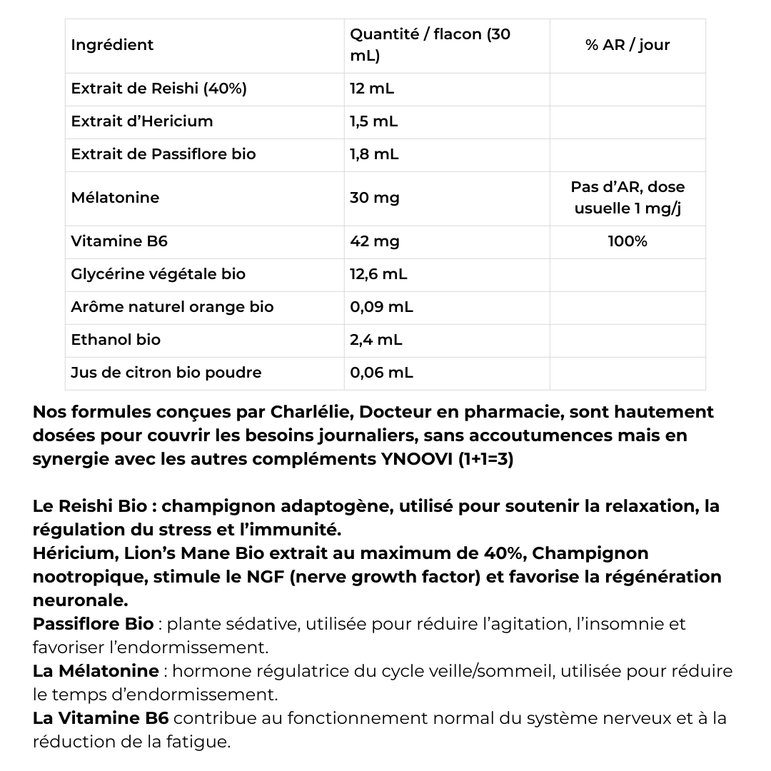 Spray Sommeil & Récupération : Nuits Complètes & Sommeil Profond