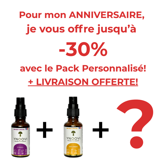 Offre ANNIVERSAIRE jusqu'à -30% + Livraison OFFERTE! : CRÉEZ VOTRE PACK SUR-MESURE