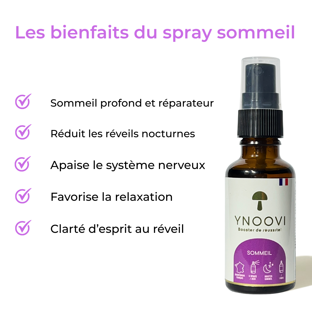 Spray Sommeil & Récupération : Nuits Complètes & Sommeil Profond