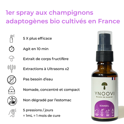 Spray Sommeil & Récupération : Nuits Complètes & Sommeil Profond