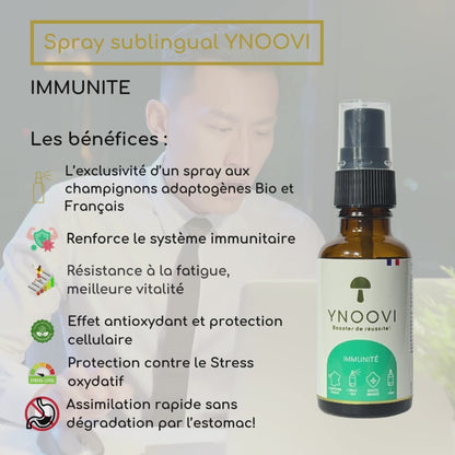Spray Immunité Active – Complément YNOOVI | Défenses Naturelles Renforcées