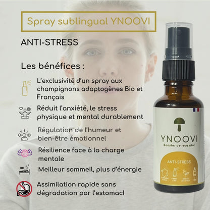 Spray Anti-Stress  – Complément YNOOVI | Calme & Sérénité