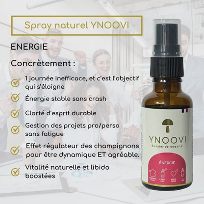 Spray Énergie & Vitalité – Complément YNOOVI | Endurance & Dynamisme Naturel