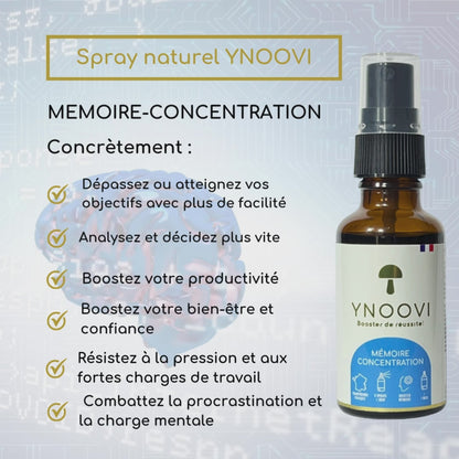 PACK MASTERMIND = Mémoire, Concentration + Energie / Complément YNOOVI